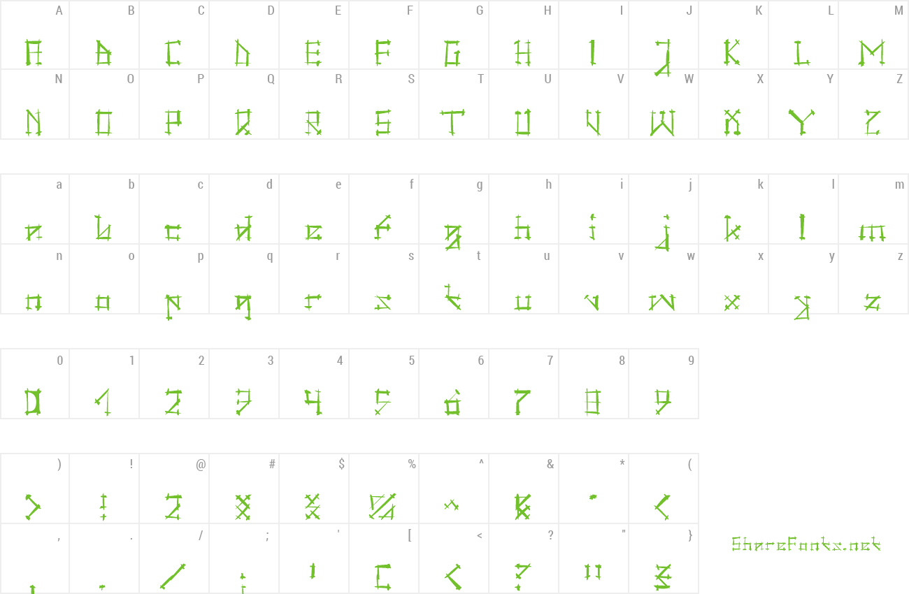 Font Gotika Brokas preview